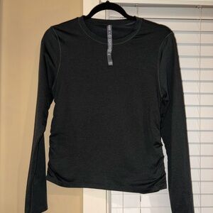 Vuori L/S Ruched Halo Tee Hunter Green VW1173 Women Size XL